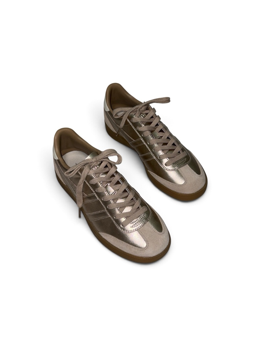 Gola Classics Women’s Viper Metallic Gold Lace Up Sneakers Size 9 1/2 Like New